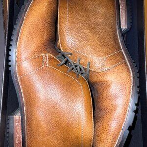 Cole Haan Men’s Pebbled Leather Lace-Up Boots